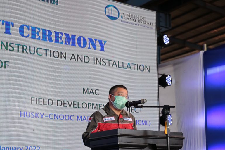 First Steel Cut Ceremony Proyek EPCI Pengembangan Lapangan MAC